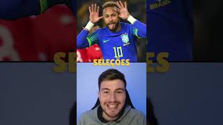 Neymar Messi e mais quem Os jogadores com mais assistências na história por seleções [upl. by Yrollam]