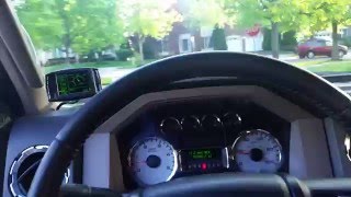 64 Powerstroke 5 inch straight pipe driving [upl. by Aihsinat713]