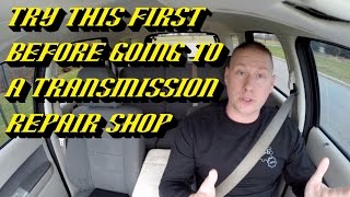 Ford Quick Tips 66 Harsh Shifting Transmission Fix [upl. by Aikel]