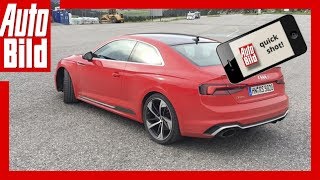 Quickshot Audi RS 5  DetailsSound Audis neues 450PSCoupé 2017 [upl. by Nelluc]