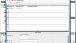 LibreOffice Base 01 Create a Database Create a Table [upl. by Damahom121]