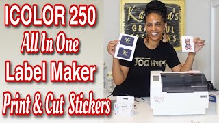 The Best Professional Full Color Label and Sticker Maker from UniNet  All in One Desktop Printer [upl. by Shelli]