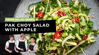 Super Fresh and Healthy Bok Choy Salad with Spicy Coriander Lime Dressing No Cook Salad [upl. by Dibbell]