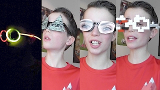 Comment faire 5 paires de lunettes différentes [upl. by Ashbey779]