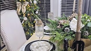 2 Stunning Christmas Trees 1 Elegant Diy Centerpiece Decorate With Me [upl. by Aticnemrac673]