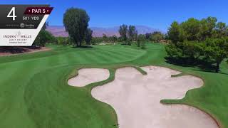 Indian Wells Golf Resort Celebrity Course  Hole 4 [upl. by Corrinne]