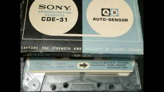 Sony Demonstration  1969 audio cassette tape [upl. by Jacob979]