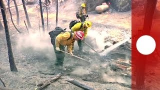 Waldbrand gefährdet kalifornisches Trinkwasser [upl. by Elli]