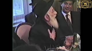 Rare video of Rabbi Shlomo Halberstam the Bobover Rebbe Zatzal [upl. by Horatius]