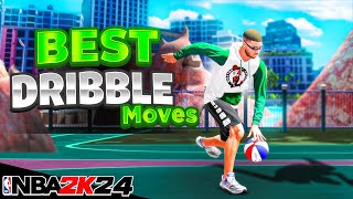 BEST DRIBBLE MOVES ON NBA 2K24 TURN INTO A DRIBBLE GOD FAST SEASON 8 [upl. by Anirtruc725]