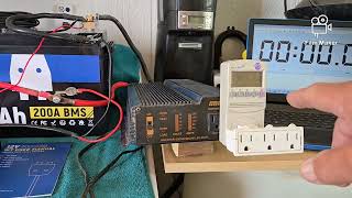 128V 200AH WattCycle Runs A 1500W Heater Sep 18 2024 [upl. by Tiphane]