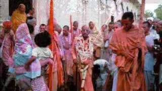 Sivarama Maharaja Bhajan with Prabhupada in Vrindavana Pics [upl. by Klara570]