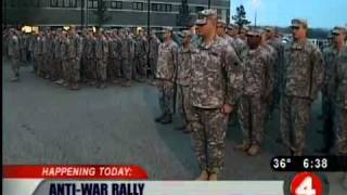 Antiwar protest at Lafayette Square [upl. by Aytnahs112]