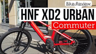 Short View HNF Nicolai XD2 Urban Commuter Pedelec Gates Riemen Nuvinci [upl. by Biernat]