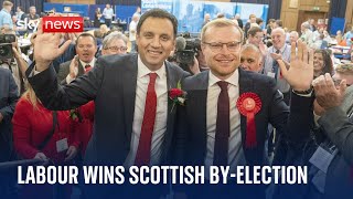 Rutherglen and Hamilton West byelection Labour wins Westminster seat replacing Margaret Ferrier [upl. by Leroi116]