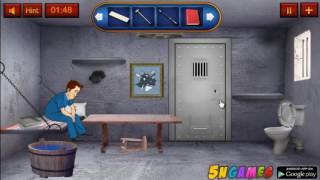 Escape Game Jail Escape Walkthrough 5ngames [upl. by Marius]