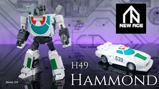 Autobot Wheeljack  Newage H49 Hammond Review transformers legends autobots [upl. by Nahtanohj]