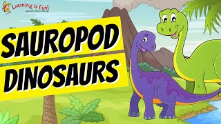 Sauropods  Dinosaur Facts  Trivia Time  Kids [upl. by Sirehc]