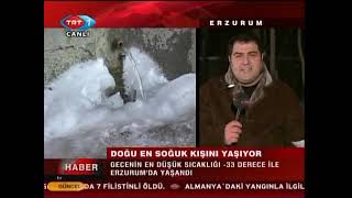 2004 TRT muhabiri Murat DEMİRTAŞ Erzurumun kışı 06 01 2004 [upl. by Petunia]