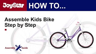 The Assembly Guide of JOYSTAR Angel 20 amp 24 Inch Girls Bike [upl. by Cirillo]