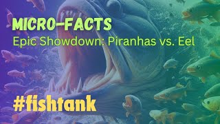 Epic Showdown Piranhas vs Eel in a Fish Tank [upl. by Eiggep]