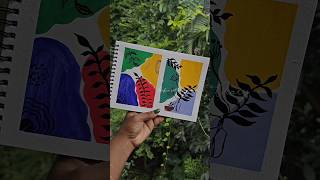 🌈✨Easy boho art art trending painting shorts youtubeshorts [upl. by Alexandros]