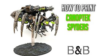 How to paint Canoptek Spyders [upl. by Giarc]