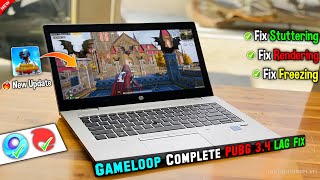 🔧Ultimate Gameloop Lag Fix  FPS Drop Fix  Update 34 lag fix  Best Settings for Gameloop Emulator [upl. by Aerdnna101]