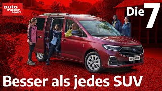 7 SUVAlternativen bis 30000€ Günstige FamilienVans von VW Opel amp Co I auto motor und sport [upl. by Leihcar763]