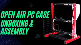 Micro ATX  ATX  ITX Aluminum Open Air Frame Chassis PC Case Unboxing and Assembly Computer System [upl. by Lenoyl]