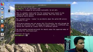 DNS Part2 How to set permanent entry of dns name server in resolvconf file [upl. by Silvestro]