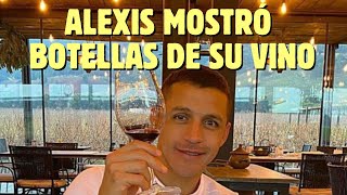 ALEXIS SÁNCHEZ mostró las PRIMERAS BOTELLAS DE SU VINO ALMASOUL [upl. by Akiret442]