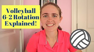 How to Run a 62 Volleyball Rotation  Middle Follow Setter [upl. by Laerdna]