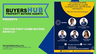 Tips for First Home Buyer Webinar [upl. by Etnovaj]