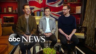 Benedict Cumberbatch Tom Hiddleston and Tom Holland dish on Avengers Infinity War [upl. by Adym]