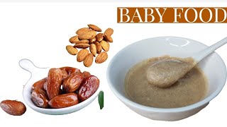 Baby Food  Weight Gain amp Brain Development Dates Badam Milk Mix For 10month Babies  Zaak Diaries [upl. by Siderf237]