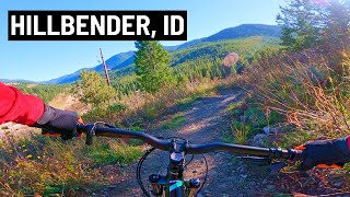 Beautiful MTB trail in Victor Idaho  Hillbender [upl. by Celia893]