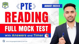 PTE Reading Full Mock Test with Answers  August 2023II  Language academy PTE NAATI IELTS Experts [upl. by Alekat]