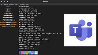 Install Teams in Linux MODICIA OS calamares configure linux technology [upl. by Boys]