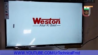 Weston 50 Inch FullHD1080 Smart LED TV  Unboxing And Quick Review  122 Cms Class tv [upl. by Semela]