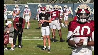 Highlights 5star QB Julian Sayin at Alabamas Rose Bowl practice [upl. by Courtnay]