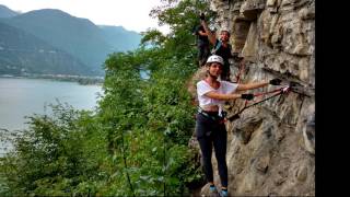 Ferrata Sasse Lago di Idro [upl. by Rochell]