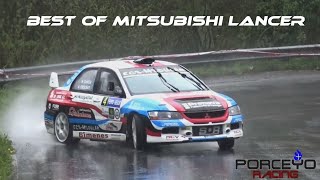 BEST OF MITSUBISHI LANCER RALLY  EVO X IX VIII VII VI V amp III  Gr A N R4 WRC amp HILL CLIMB [upl. by Ahsiam]