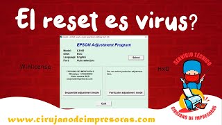 Realmente los reset de impresoras son virus quien es e culpable Winlicense o HxD winlicense hxd [upl. by Jammie]