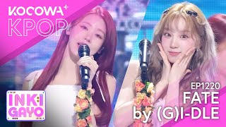 GIDLE  Fate  SBS Inkigayo EP1220  KOCOWA [upl. by Maryjane]