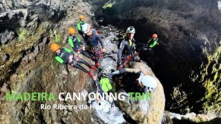 VIAGGI  CANYONING  MADEIRA CANYONING TRIP  il fiume RIBEIRA DA HORTELA  video 36 [upl. by Rebmyt]