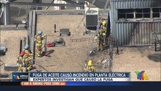 Fuga de aceite causó incendio en planta eléctrica en Colorado Springs 5714 [upl. by Voltmer]