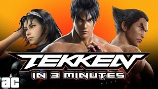 Arcade Cloud The Story of Tekken In 3 Minutes  Video Games In 3 [upl. by Leirea932]