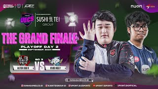 THE GRAND FINALE UECS MLBB X SUSHI TEI GROUP  ALTER EGO X VS EVOS HOLY [upl. by Yanal]