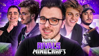 TWITCH RIVALS Minecraft  Tournoi de 40 Streamers pour 30 000  ft Gotaga Kameto Fuze Guill [upl. by Nomelc183]